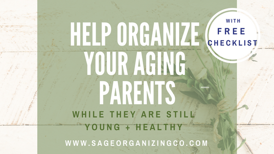 Help Organize Your Aging Parents While They are Still Young + Healthy / with FREE PRINTABLE