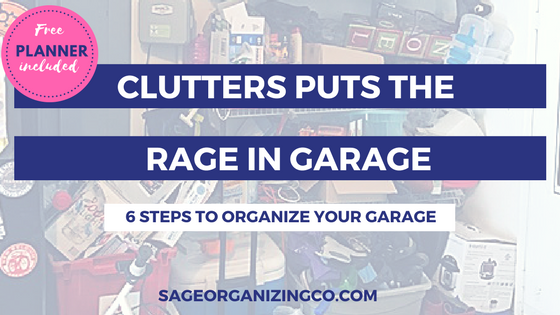 DIY Garage Organization - 6 steps to create garage mudroom storage without spending a fortune. www.SageOrganizingCo.com